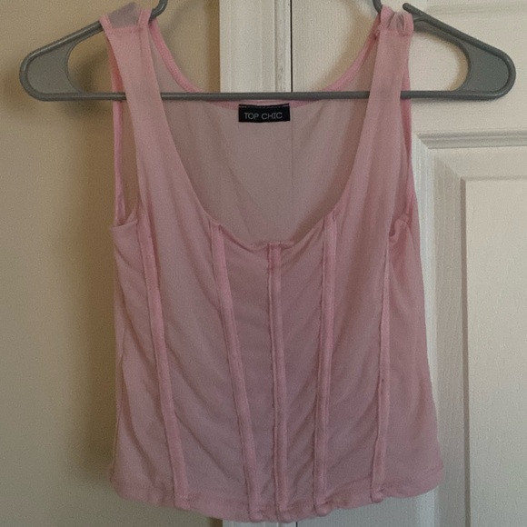 NWOT Pink crop - Picture 1 of 1
